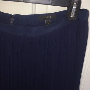 J Crew Pleated Skirt